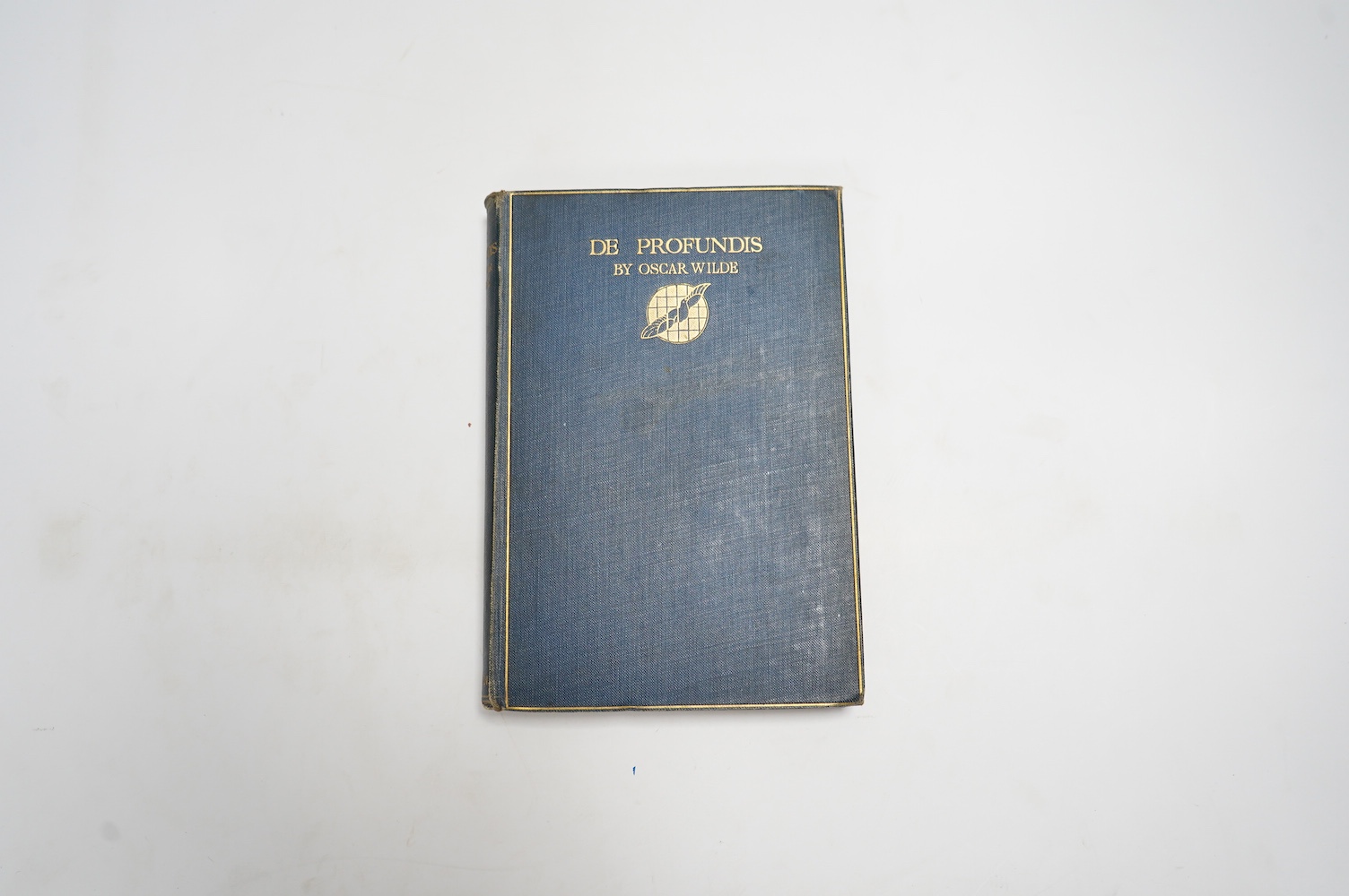 Wilde, Oscar - De Profundis. 1st trade edition. half title, Methuen's 40pp. catalogue (March 1905); original gilt ruled pictorial cloth, gilt top and other edges uncut. 1905